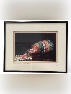 Charles D. Waldman Signed Limited Edition 389/1000 Jellybean Decanter Art Print